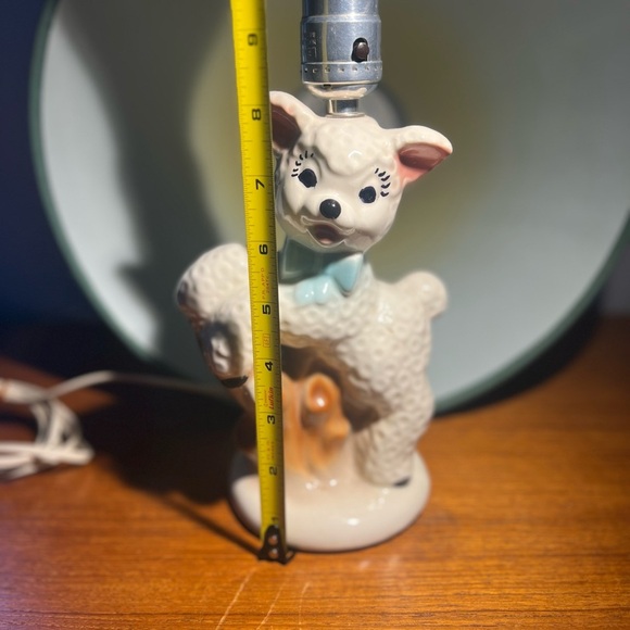 Vintage Leviton Baby Lamb Sheep Nursey Ceramic Table Lamp - Picture 13 of 15
